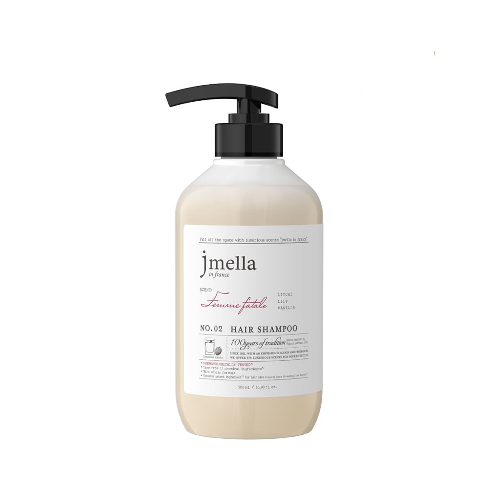 JMELLA IN FRANCE FEMME FATALE HAIR SHAMPOO Парфюмированный шампунь для волос «Роковая женщина» 500 мл