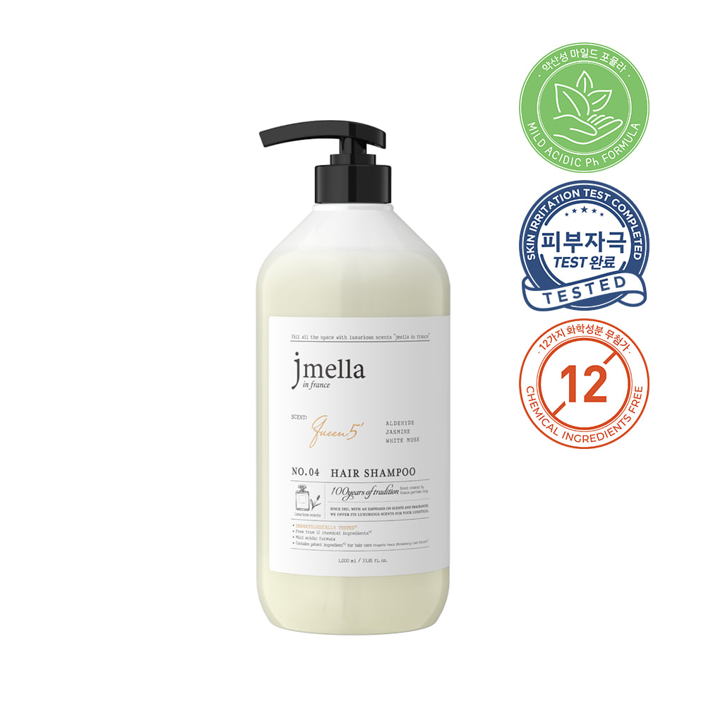 JMELLA IN FRANCE QUEEN 5 HAIR SHAMPOO Парфюмированный шампунь для волос "Королева 5" 1000мл (Без ЧЗ)