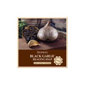 DEOPROCE BLACK GARLIC REAGING SOAP Антивозрастное мыло с черным чесноком - картинка deoproce-soap-black-garlic-300x300.jpg