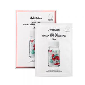 JM SOLUTION DERMA CARE CENTELLA REPAIR CAPSULE MASK CLEAR Успокаивающая маска с центеллой - картинка jm-solution-derma-care-centella-repair-capsule-mask-clear-30ml-300x300.jpg