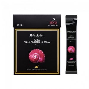 JM SOLUTION ACTIVE PINK SNAIL SLEEPING CREAM Ночной крем с муцином улитки - картинка jmsolution-active-pink-snail-sleeping-cream-300x300.jpg