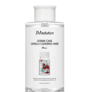 JM SOLUTION DERMA CARE CENTELLA CLEANSING WATER CLEAR Мицеллярная вода с центеллой - картинка jmsolution-derma-care-centell-cleansing-water-clear-300x300.jpg