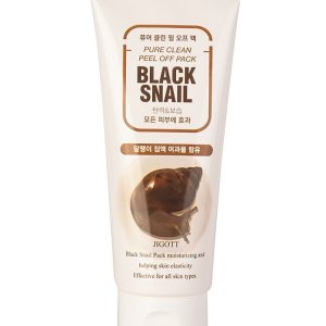 JIGOTT PURE CLEAN PEEL OFF PACK BLACK SNAIL Маска-пленка для лица с муцином улитки - картинка jigott-black-snail-pure-clean-peel-off-pack-300x300.jpg