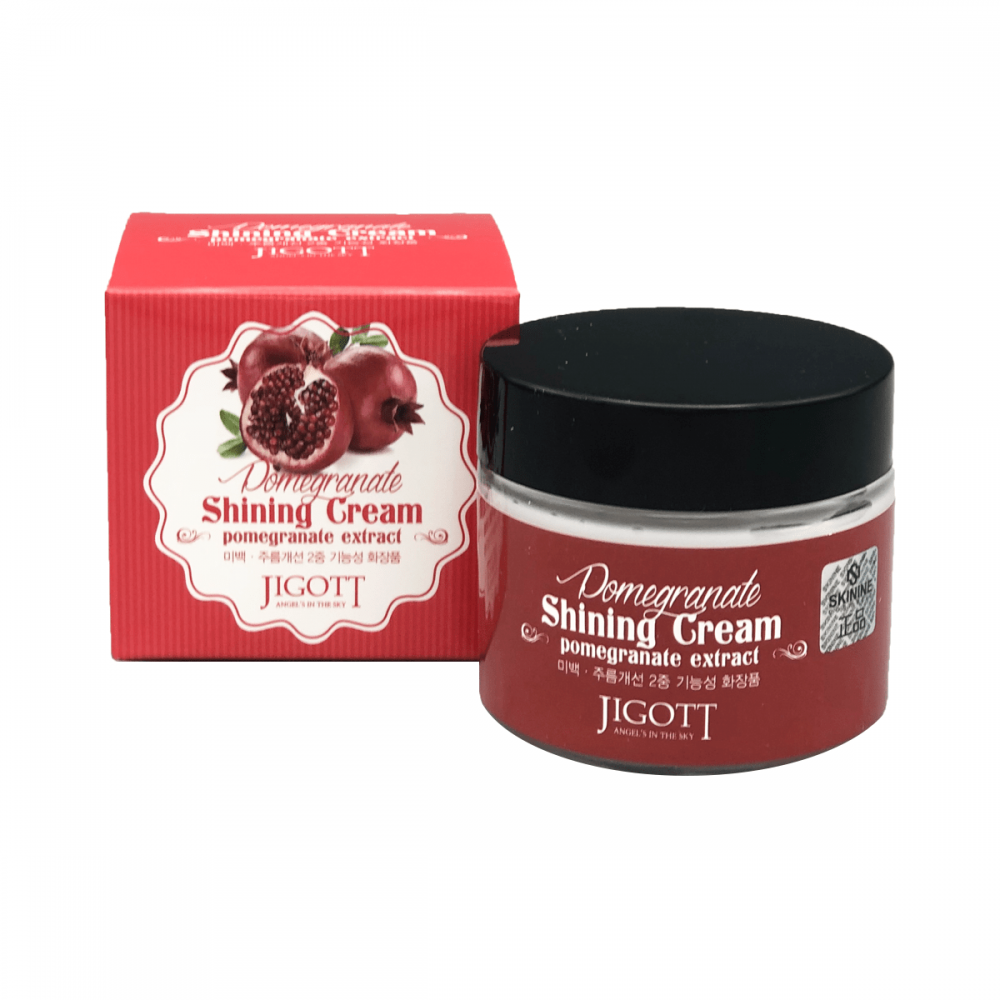 JIGOTT POMEGRANATE SHINING CREAM Крем для лица с экстрактом граната - картинка jigott-pomegranate-shining-cream-1000x1000.png