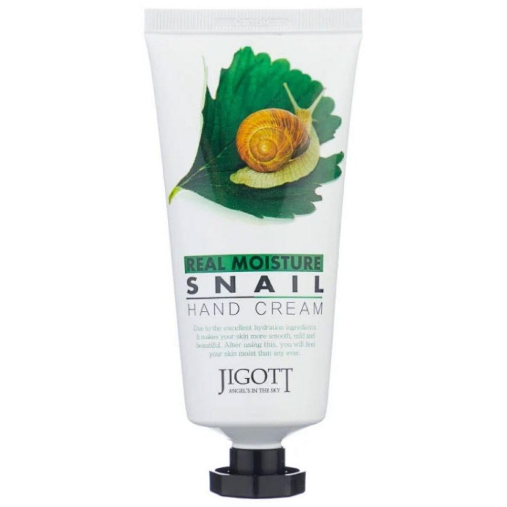 JIGOTT REAL MOISTURE SNAIL HAND CREAM Крем для рук с муцином улитки - картинка jigott-real-moisture-snail-hand-cream-1000x1000.jpg