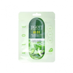 JIGOTT REAL AMPOULE MASK ALOE Тканевая маска для лица с экстрактом Алоэ - картинка jigott-aloe-real-ampoule-mask-tkanevaja-maska-dlja-lica-s-jekstraktom-aloje-300x300.png