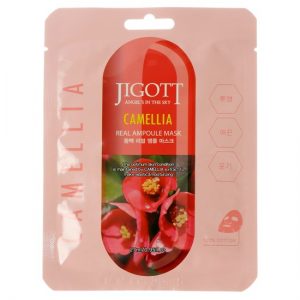 JIGOTT REAL AMPOULE MASK CAMELLIA Тканевая маска для лица с экстрактом камеллии - картинка jigott-camellia-real-ampoule-mask-tkanevaja-maska-dlja-lica-s-jekstraktom-kamellii-300x300.jpg