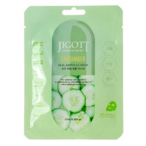 JIGOTT REAL AMPOULE MASK CUCUMBER Тканевая маска для лица с экстрактом огурца - картинка jigott-cucumber-real-ampoule-mask-tkanevaja-maska-dlja-lica-s-jekstraktom-ogurca-300x300.jpg