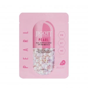 JIGOTT REAL AMPOULE MASK PEARL Тканевая маска для лица с экстрактом жемчуга - картинка jigott-pearl-real-ampoule-mask-tkanevaja-maska-dlja-lica-s-jekstraktom-zhemchuga-300x300.jpg