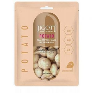 JIGOTT REAL AMPOULE MASK POTATO Тканевая маска с экстрактом картофеля - картинка jigott-potato-real-ampoule-mask-tkanevaja-maska-s-jekstraktom-kartofelja-300x300.jpg