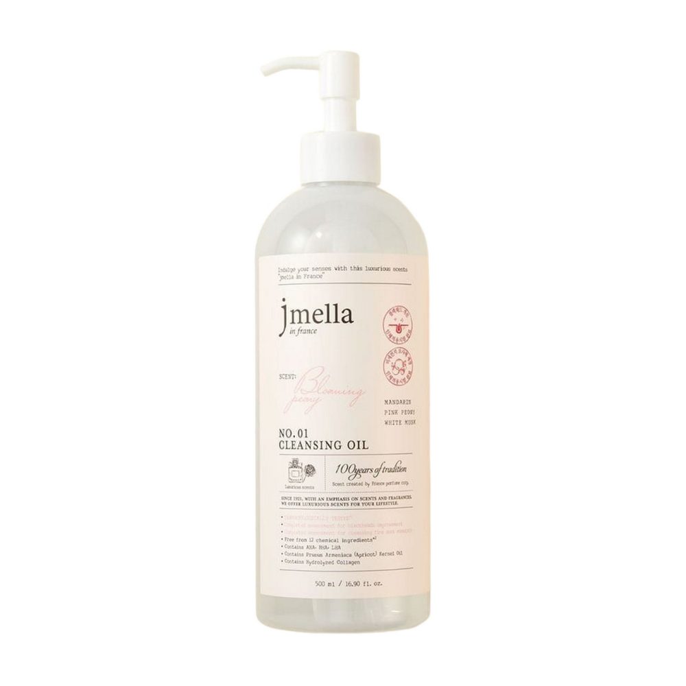 JMELLA IN FRANCE BLOOMING PEONY CLEANSING OIL Парфюмированное гидрофильное масло для лица «Цветущий пион» - картинка jmella-in-france-blooming-peony-cleansing-oil-1000x1000.jpg