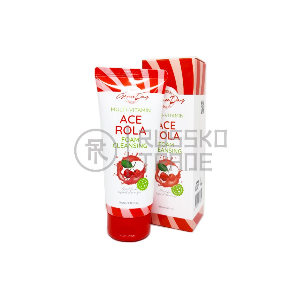 GRACE DAY MULTI-VITAMIN ACEROLA FOAM CLEANSER Пенка для умывания с экстрактом ацеролы - картинка gd-acerola-foam-cleansing-rt_big-1000x1000.jpg