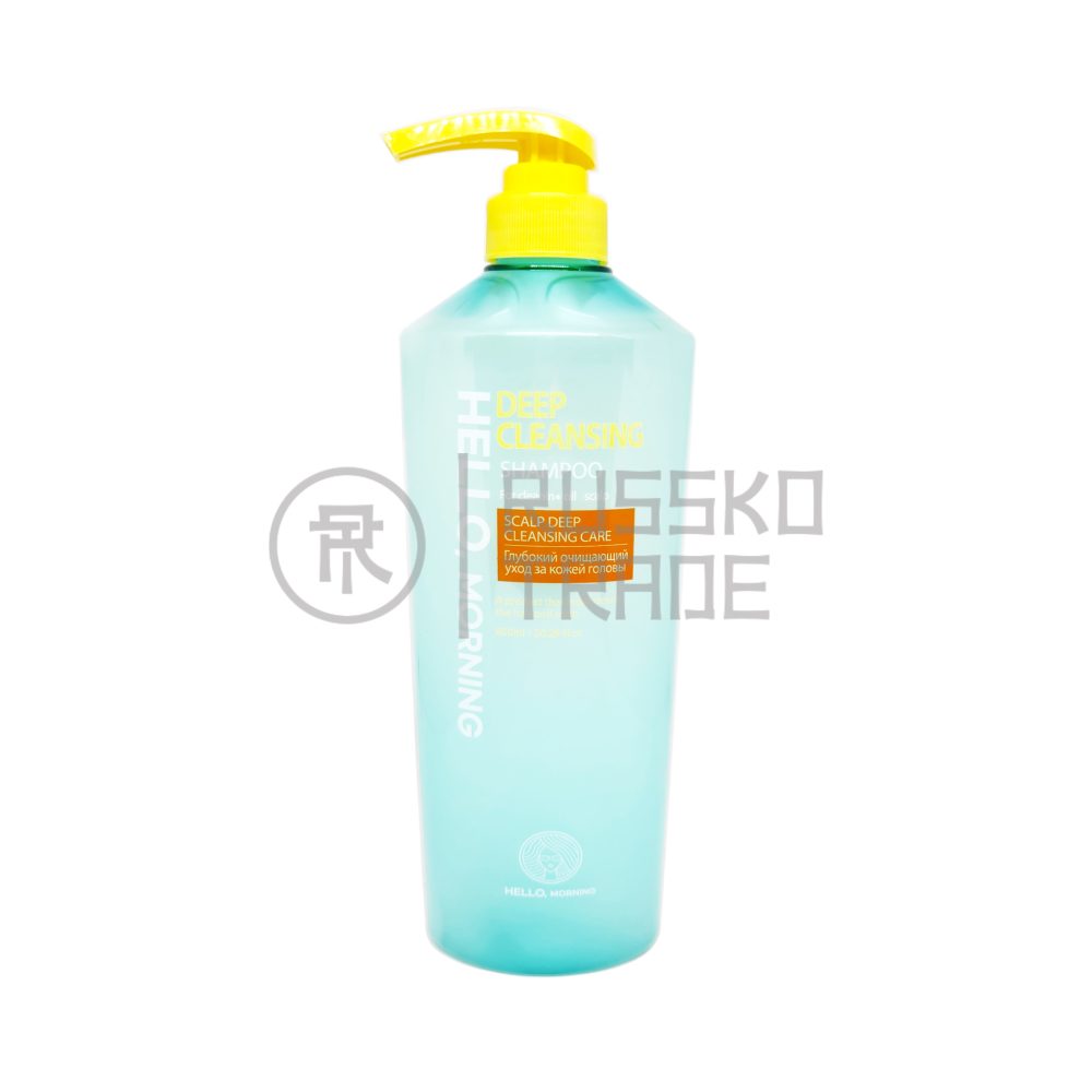 HELLO MORNING DEEP CLEANSING SHAMPOO Глубоко очищающий шампунь для волос и кожи головы - картинка hello-morning-deep-cleansing-shampoo-rt_big-1000x1000.jpg