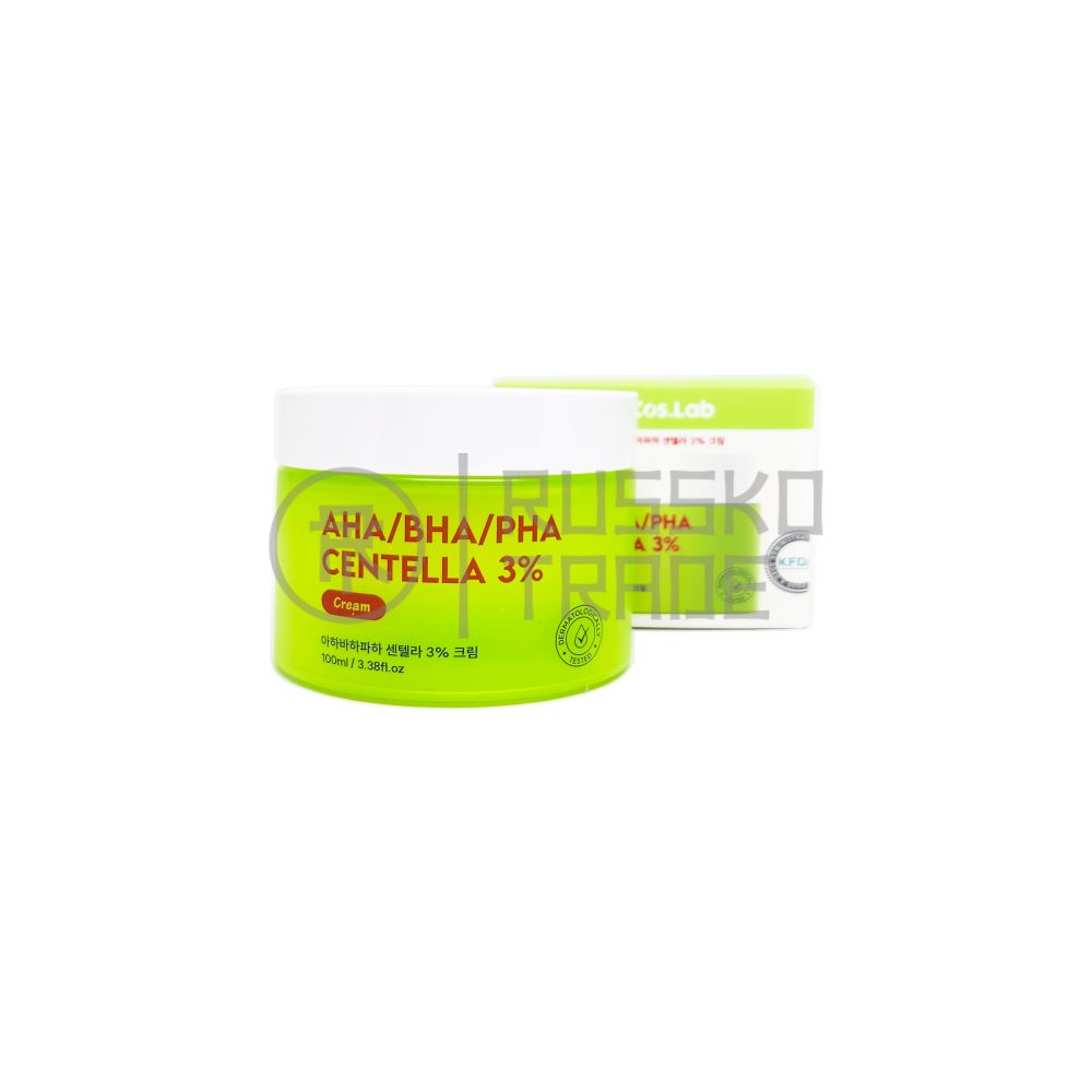 SHINCOS.LAB AHA/BHA/PHA CENTELLA 3% CREAM Крем для лица с кислотами и экстрактом центеллы 3% - картинка shincoslab-ahabha-centella-cream-rt_big-1000x1000.jpg