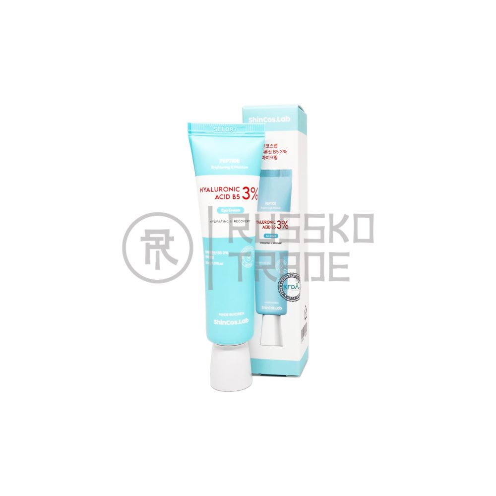 SHINCOS.LAB HYALURONIC ACID 3% EYE CREAM Увлажняющий крем для кожи вокруг глаз с гиалуроновой кислотой и витамином В5 3% - картинка shincoslab-hyaluronic-b5-eye-cream-rt_big-1000x1000.jpg