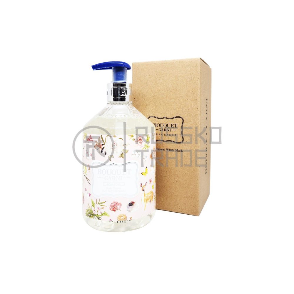 BOUQUET GARNI FRAGRANCED BODY SHOWER WHITE MUSK Парфюмированный гель для душа «Белый мускус» 520мл - картинка bouquet-garni-fragranced-body-shower-white-musk-parfjumirovannyj-gel-dlja-dusha-belyj-muskus-520ml-1000x1000.jpg