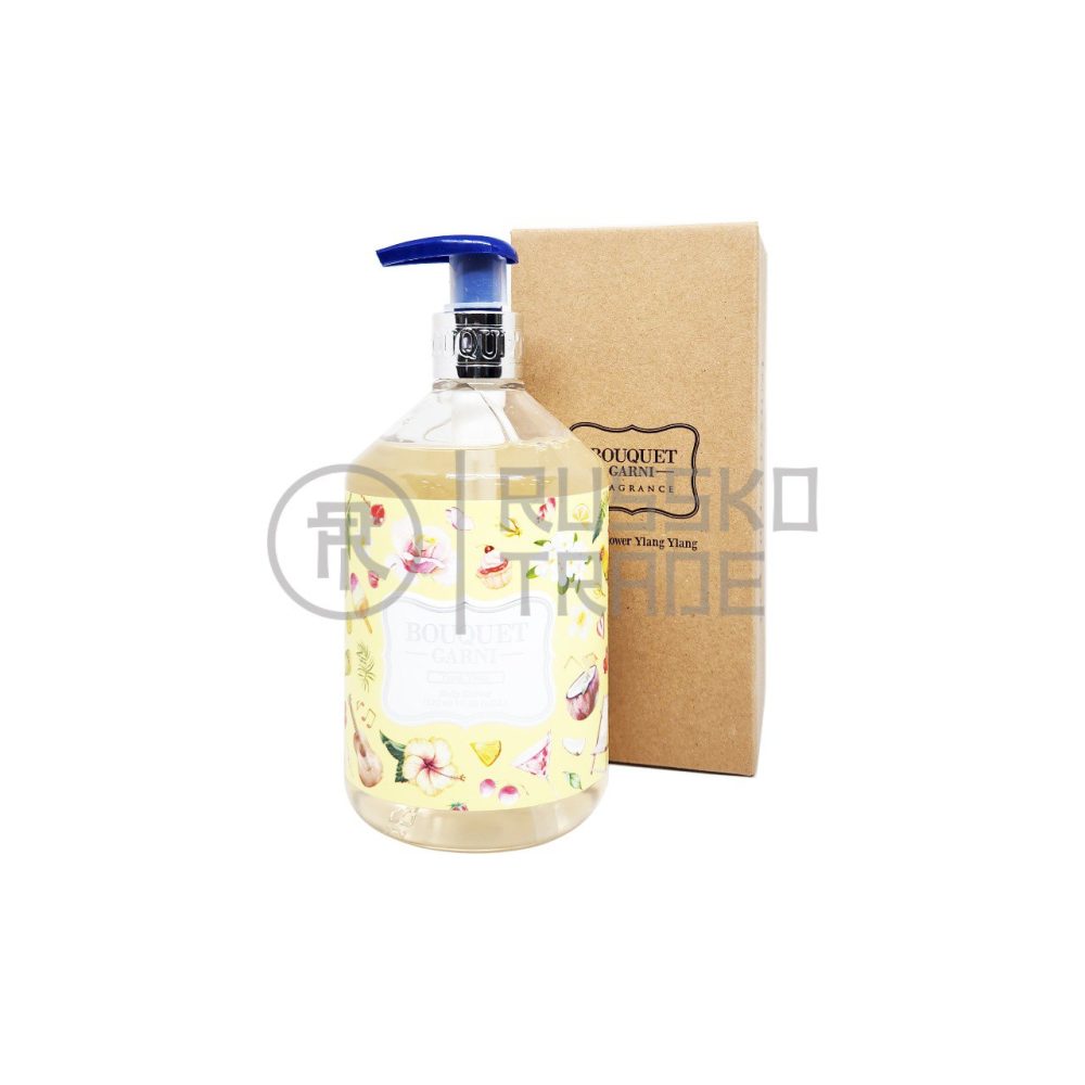 BOUQUET GARNI FRAGRANCED BODY SHOWER YLANG YLANG Парфюмированный гель для душа «Иланг-иланг» 520мл - картинка bouquet-garni-fragranced-body-shower-ylang-ylang-parfjumirovannyj-gel-dlja-dusha-ilang-ilang-520ml-1000x1000.jpg