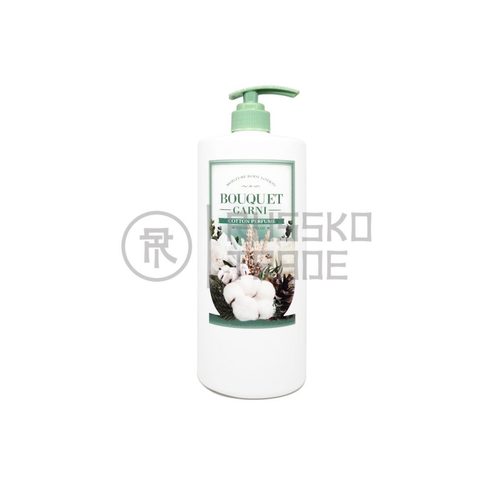 BOUQUET GARNI MOISTURE BODY LOTION COTTON PERFUME Увлажняющий лосьон для тела «Белый хлопок» 1500мл - картинка bouquet-garni-moisture-body-lotion-cotton-perfume-uvlazhnjajushhij-loson-dlja-tela-belyj-hlopok-1500ml-1000x1000.jpg