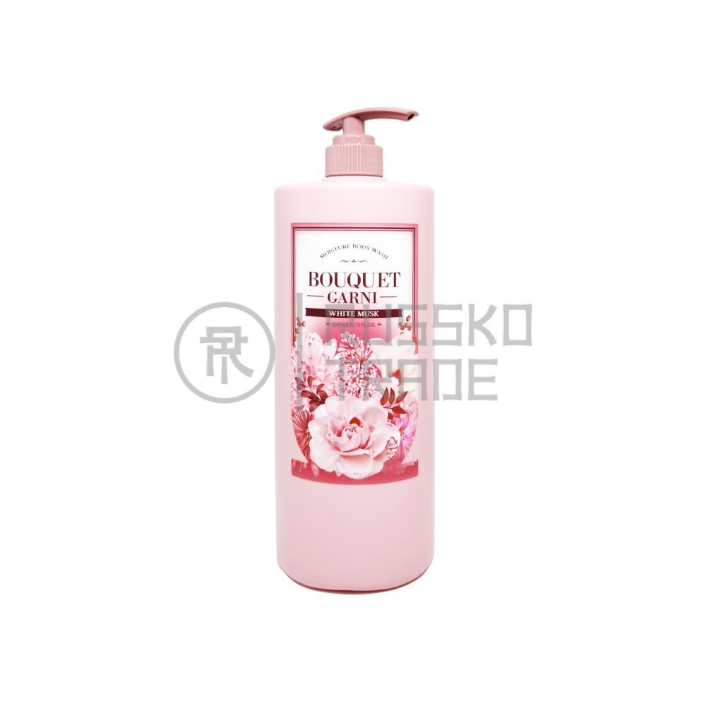 BOUQUET GARNI MOISTURE BODY WASH WHITE MUSK Увлажняющий гель для душа «Белый мускус» 1500мл - картинка bouquet-garni-moisture-body-wash-white-musk-uvlazhnjajushhij-gel-dlja-dusha-belyj-muskus-1500ml-1000x1000.jpg