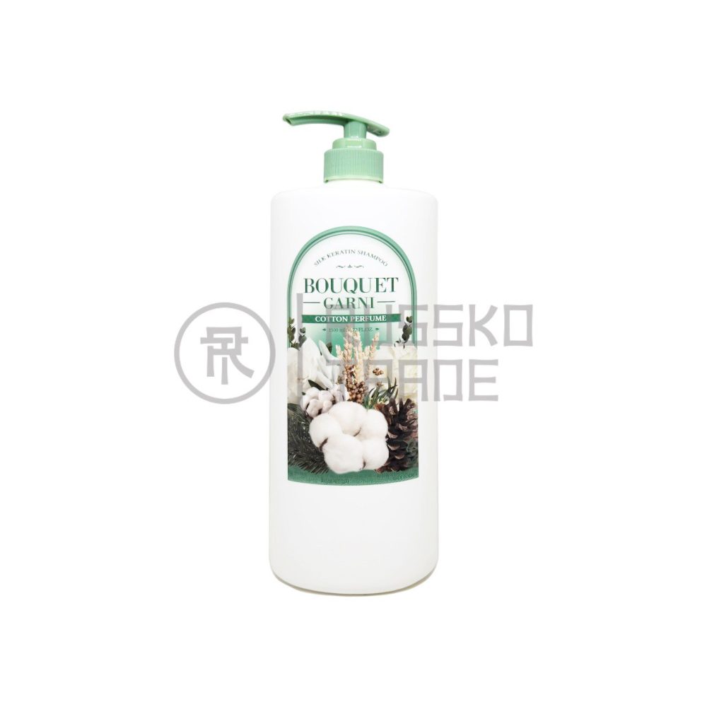 BOUQUET GARNI SILK KERATIN SHAMPOO COTTON PERFUME Кератиновый шампунь для волос «Белый хлопок» 1500мл - картинка bouquet-garni-silk-keratin-shampoo-cotton-perfume-keratinovj-shampun-dlja-volos-belyj-hlopok-1500ml-1000x1000.jpg