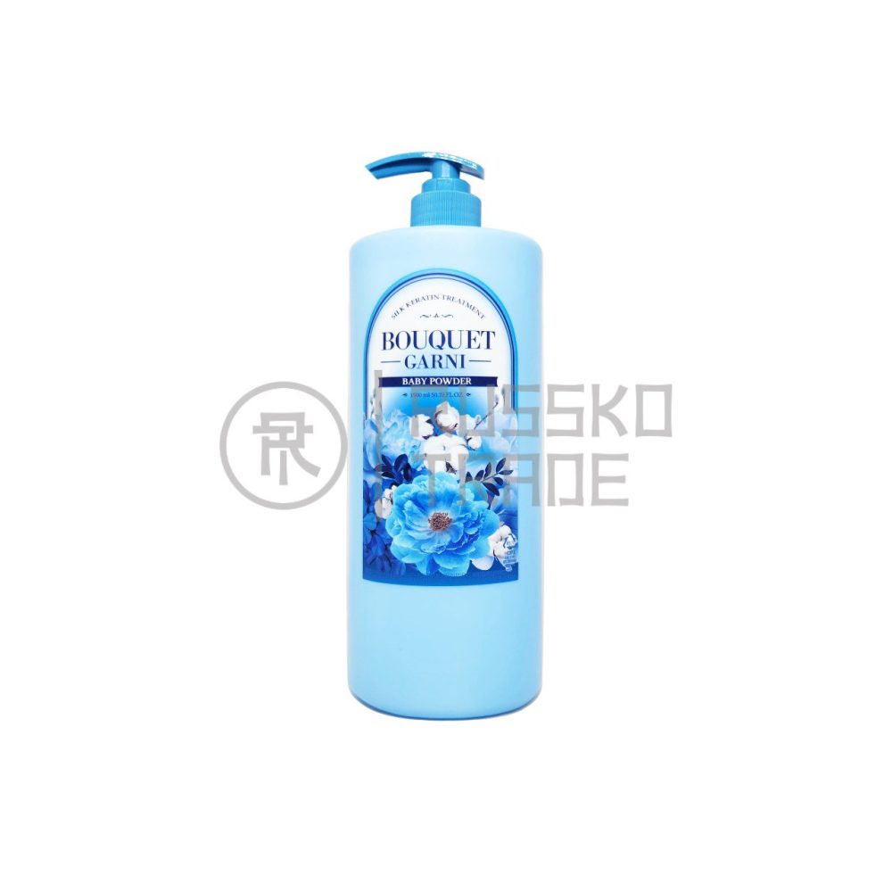 BOUQUET GARNI SILK KERATIN TREATMENT BABY POWDER Кератиновая маска-бальзам для волос «Нежная пудра» 1500мл - картинка bouquet-garni-silk-keratin-treatment-baby-powder-keratinovaja-maska-balzam-dlja-volos-nezhnaja-pudra-1500ml-1000x1000.jpg