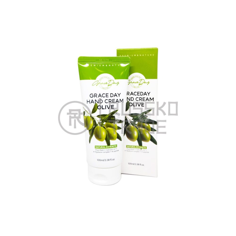 GRACE DAY HAND CREAM OLIVE Крем для рук с экстрактом оливы 100мл - картинка grace-day-hand-cream-olive-krem-dlja-ruk-s-jekstraktom-olivy-100ml-1000x1000.jpg