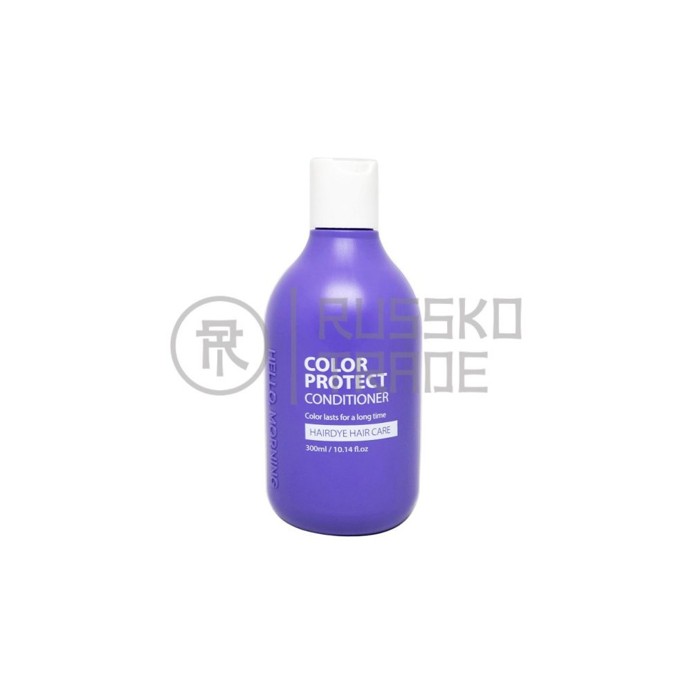 HELLO MORNING COLOR PROTECT CONDITIONER Кондиционер для окрашенных волос Защита цвета 300мл - картинка hello-morning-color-protect-conditioner-kondicioner-dlja-okrashennyh-volos-zashhita-cveta-300ml-1000x1000.jpg