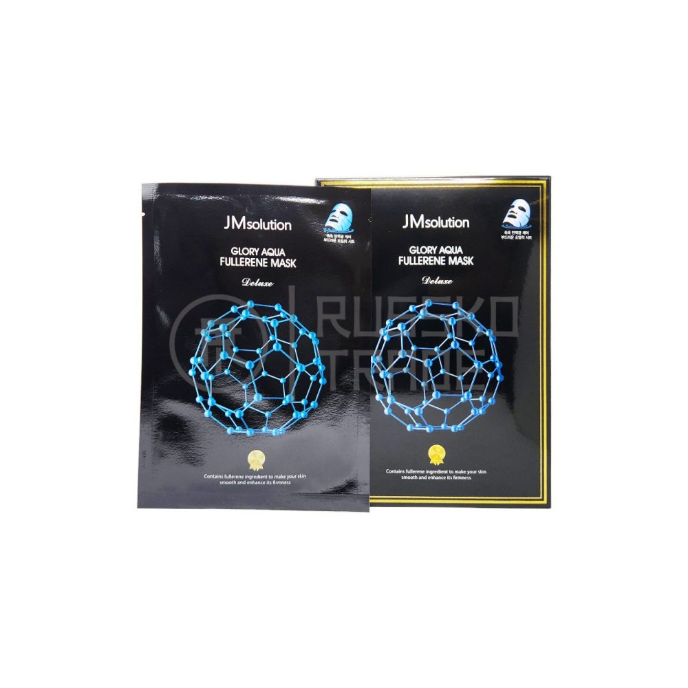 JM SOLUTION GLORY AQUA FULLERENE MASK DELUXE Тканевая маска с фуллереном и пептидами для гладкой и упругой кожи 35мл*10шт - картинка jm-solution-glory-aqua-fullerene-mask-deluxe-tkanevaja-maska-s-fullerenom-i-peptidami-dlja-gladkoj-i-uprugoj-kozhi-35ml10sht-1000x1000.jpg