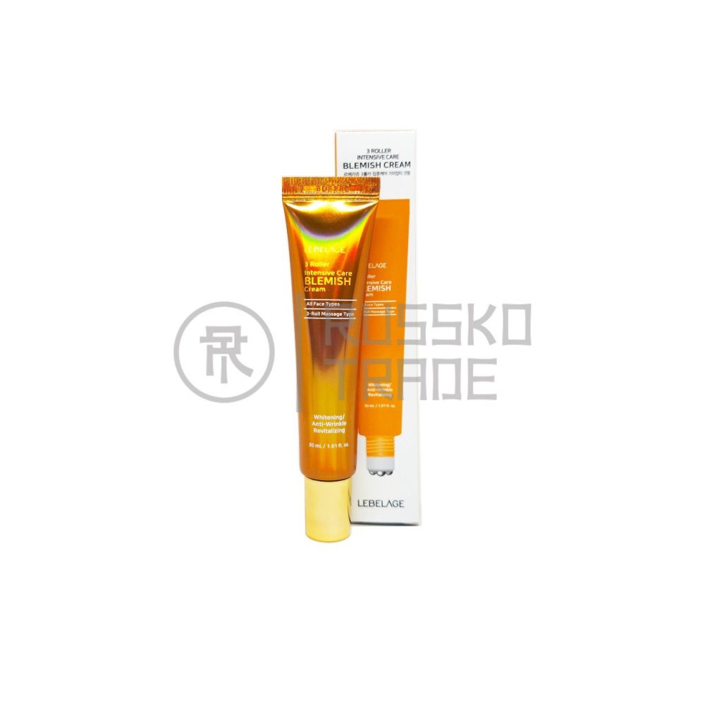 LEBELAGE 3 ROLLER INTENSIVE CARE BLEMISH CREAM Крем для несовершенной кожи с 3 роликовыми шариками 30мл - картинка lebelage-3-roller-intensive-care-blemish-cream-krem-dlja-nesovershennoj-kozhi-s-3-rolikovymi-sharikami-30ml-1000x1000.jpg