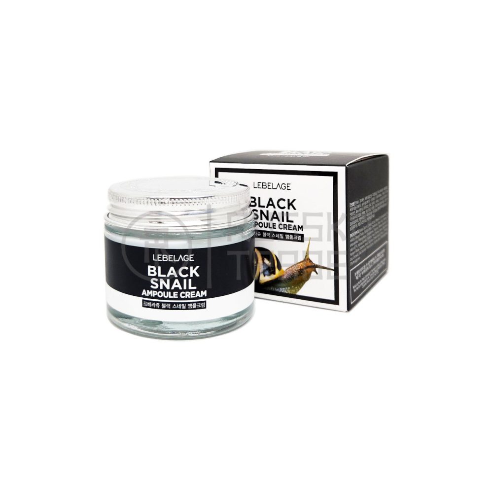 LEBELAGE BLACK SNAIL AMPOULE CREAM Ампульный крем для лица с муцином черной улитки 70мл - картинка lebelage-black-snail-ampoule-cream-ampulnyj-krem-dlja-lica-s-mucinom-chernoj-ulitki-70ml-1000x1000.jpg