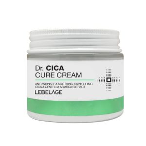 LEBELAGE Dr. CICA CURE CREAM Антивозрастной успокаивающий крем для лица с центеллой азиатской 70мл - картинка lebelage-dr.-cica-cure-cream-antivozrastnoj-uspokaivajushhij-krem-dlja-lica-s-centelloj-aziatskoj-70ml-300x300.jpg