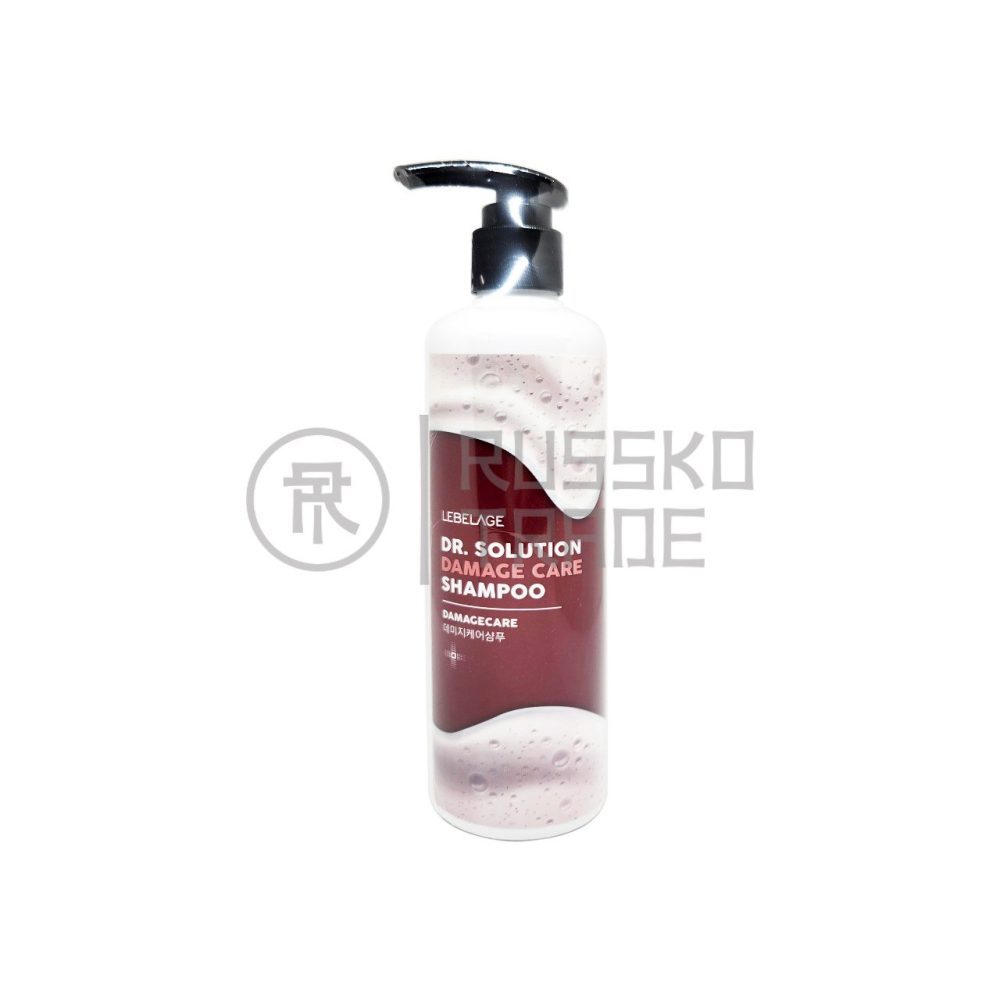 LEBELAGE DR. SOLUTION DAMAGE CARE SHAMPOO Шампунь для ухода за поврежденными волосами 300мл - картинка lebelage-dr.-solution-damage-care-shampoo-shampun-dlja-uhoda-za-povrezhdennymi-volosami-300ml-1000x1000.jpg