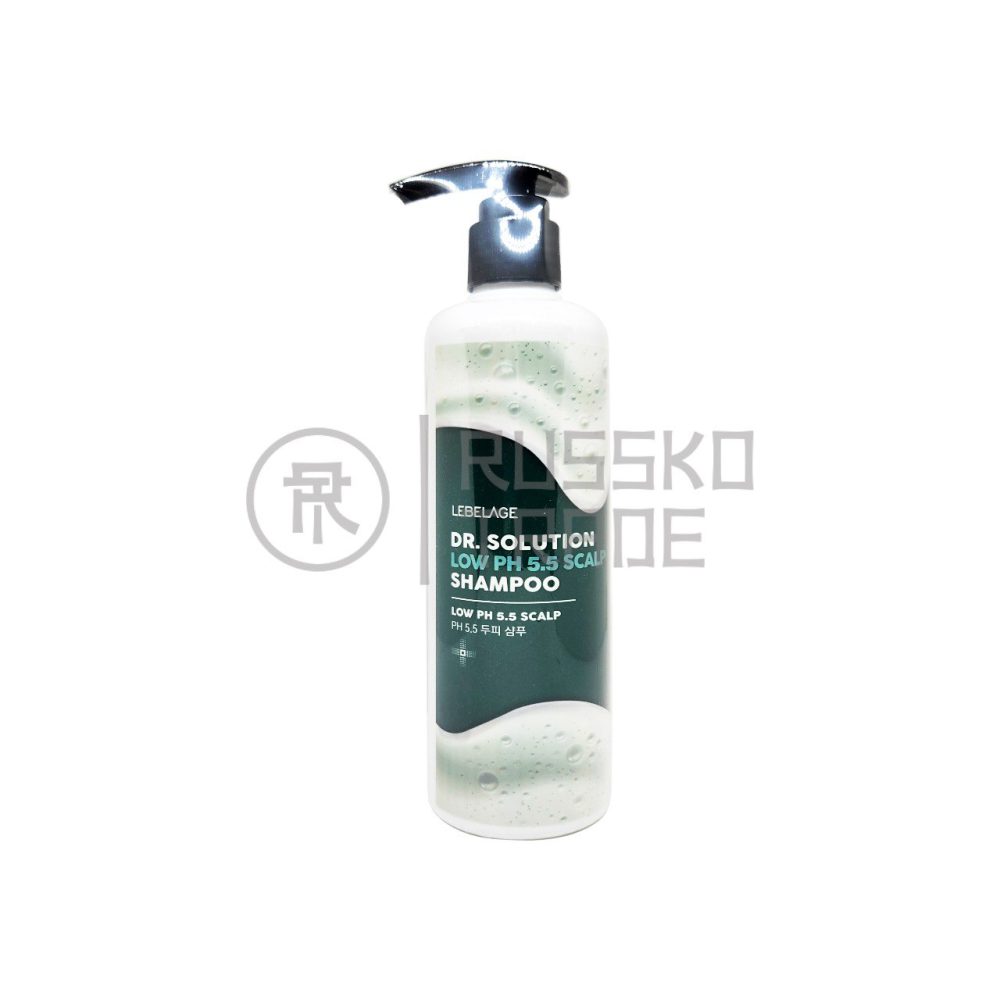 LEBELAGE DR. SOLUTION LOW PH 5.5 SCALP SHAMPOO Шампунь для кожи головы с низким pH5.5 300мл - картинка lebelage-dr.-solution-low-ph-5.5-scalp-shampoo-shampun-dlja-kozhi-golovy-s-nizkim-ph5.5-300ml-1000x1000.jpg