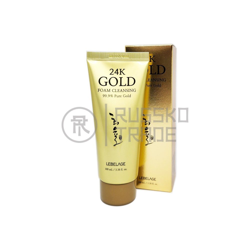 LEBELAGE HEEYUL 24K GOLD FOAM CLEANSING Пенка для умывания Хи Юль с 24К золотом 100мл - картинка lebelage-heeyul-24k-gold-foam-cleansing-penka-dlja-umyvanija-hi-jul-s-24k-zolotom-100ml-1000x1000.jpg