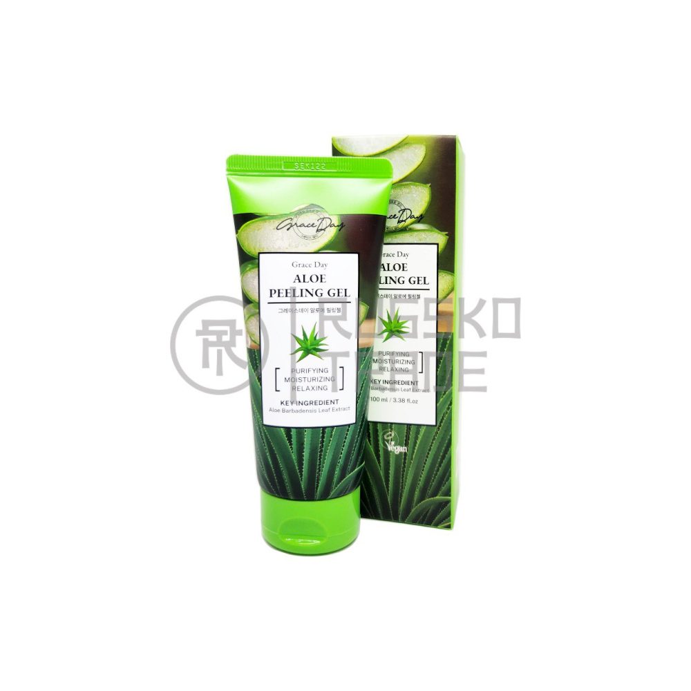 GRACE DAY ALOE PEELING GEL Гель-скатка для лица с алоэ 100мл - картинка grace-day-aloe-peeling-gel-gel-skatka-dlja-lica-s-aloje-100ml-1000x1000.jpg