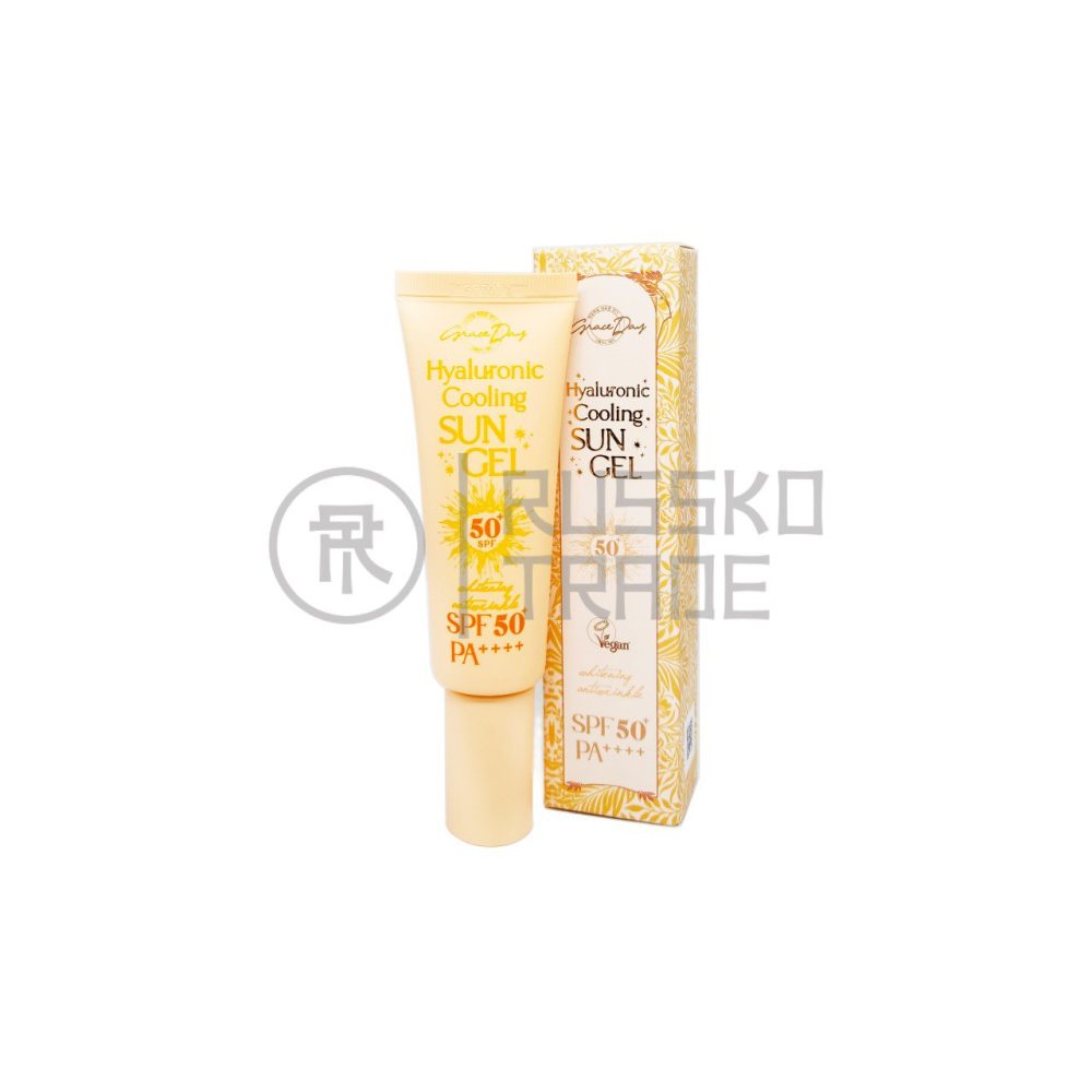 GRACE DAY HYALURONIC COOLING SUN GEL Освежающий солнцезащитный крем-гель с гиалуроном 50мл - картинка grace-day-hyaluronic-cooling-sun-gel-osvezhajushhij-solncezashhitnyj-krem-gel-s-gialuronom-50ml-1000x1000.jpg