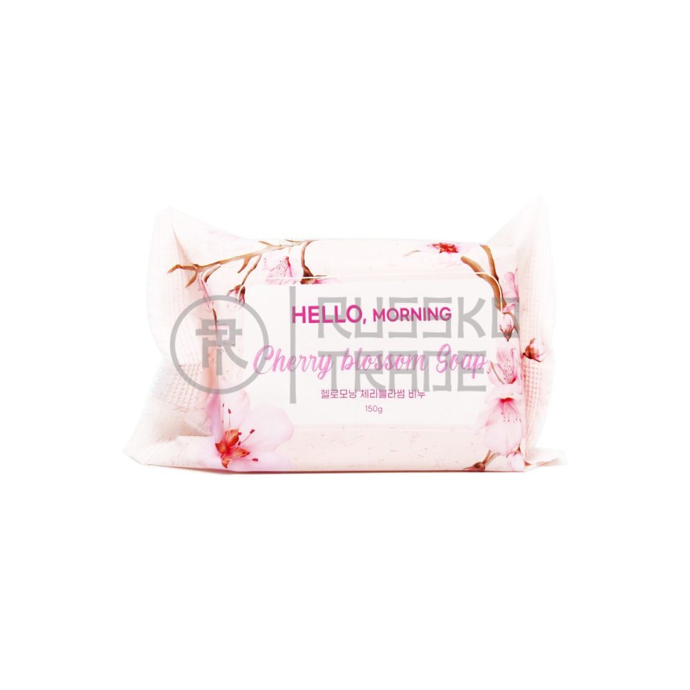 HELLO MORNING CHERRY BLOSSOM SOAP Мыло душистое туалетное «Цветущая вишня» 127гр - картинка hello-morning-cherry-blossom-soap-mylo-dushistoe-tualetnoe-cvetushhaja-vishnja-127gr-1000x1000.jpg