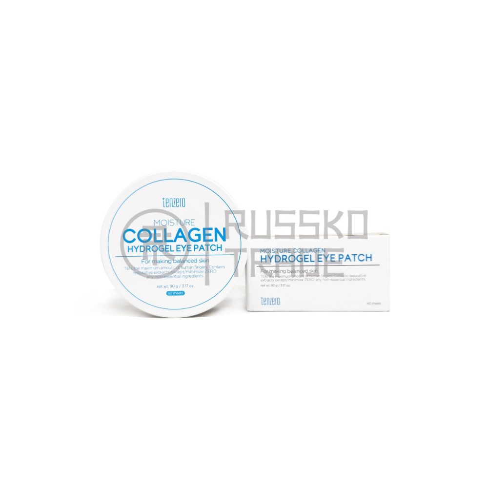 TENZERO MOISTURE COLLAGEN HYDROGEL EYE PATCH Увлажняющие гидрогелевые патчи под глаза с коллагеном 90г (60шт) - картинка tenzero-relief-cica-hydrogel-eye-patch-gidrogelevye-patchi-pod-glaza-s-jekstraktom-centelly-90gr60sht-1000x1000.jpg