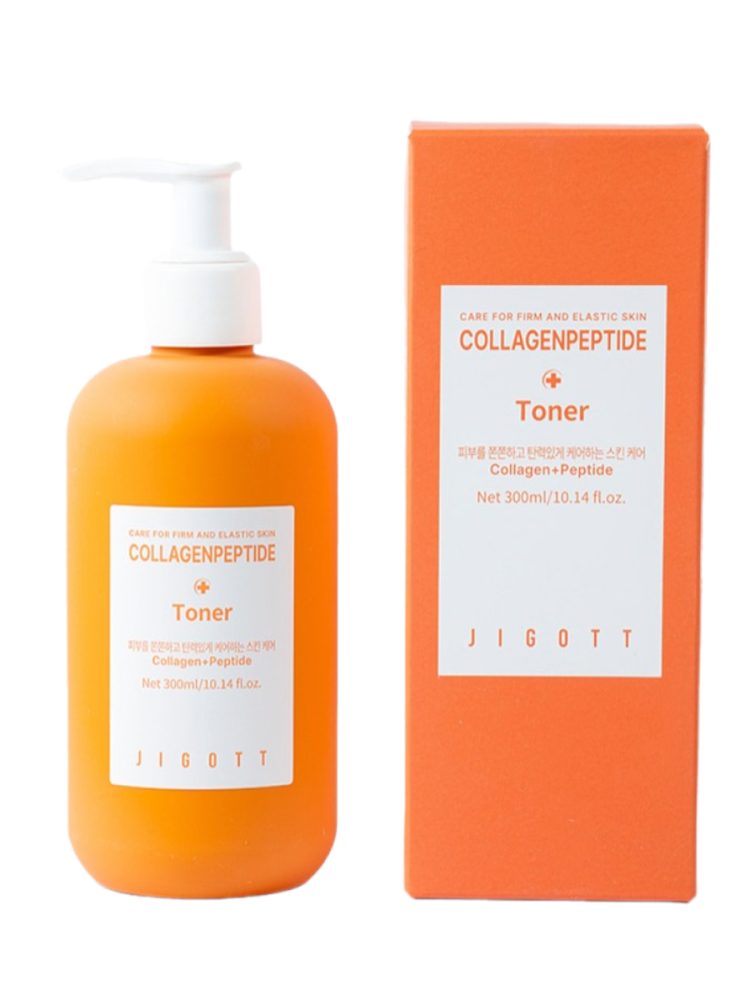 JIGOTT COLLAGENPEPTIDE TONER Омолаживающий тонер с комплексом из коллагена и пептида 300мл - картинка jigott-collagenpeptide-toner-omolazhivajushhij-toner-s-kompleksom-iz-kollagena-i-peptida-300ml-750x1000.jpg