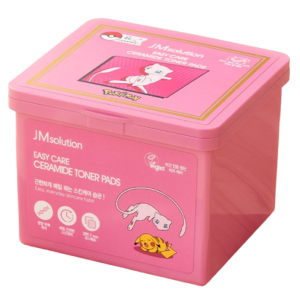 JM SOLUTION EASY CARE CERAMIDE TONER PADS Очищающие тонер-пэды с церамидами (Мью) 70шт (200мл)