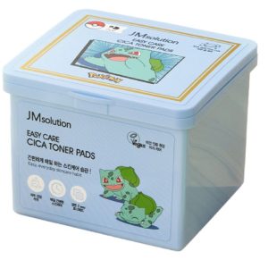 JM SOLUTION EASY CARE CICA TONER PADS Очищающие тонер-пэды с центеллой (Бульбазавр) 70шт (200мл)