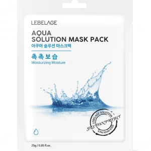 LEBELAGE AQUA SOLUTION MASK PACK Тканевая маска с увлажняющим эффектом 25г