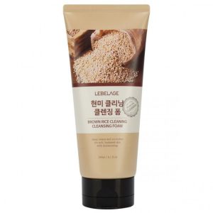 LEBELAGE BROWN RICE CLEANING CLEANSING FOAM Пенка для умывания с экстрактом бурого риса 180мл