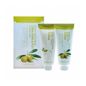 LEBELAGE DAILY MOISTURIZING OLIVE HAND & FOOT CREAM Набор крем для рук и ног с экcтрактом оливы 100мл*2шт