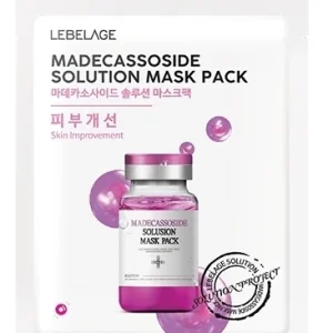 LEBELAGE MADECASSOSIDE SOLUTION MASK PACK Тканевая маска с мадекассосидом 25г