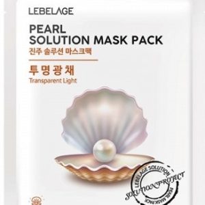 LEBELAGE PEARL SOLUTION MASK PACK Тканевая маска с жемчужным порошком 25г