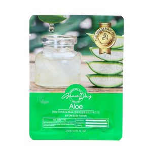 GRACE DAY ALOE CELLULOSE MASK Тканевая маска для лица с экстрактом алоэ 27гр