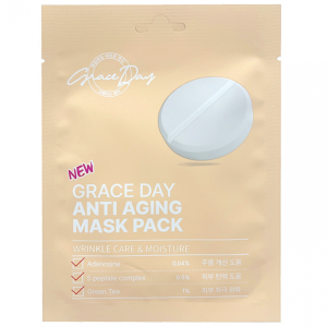 GRACE DAY ANTI AGING MASK PACK Тканевая маска омолаживающая с аденозином и пептидами 27гр