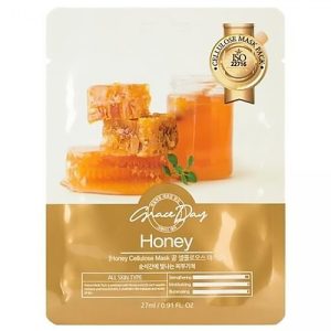 GRACE DAY HONEY CELLULOSE MASK Тканевая маска для лица с экстрактом меда 27гр