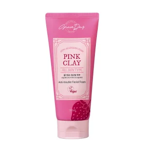 GRACE DAY PINK CLAY ANTI-TROUBLE FACIAL FOAM Пенка для умывания с розовой глиной 180мл